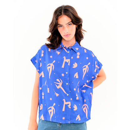 Camisa Béhulah - Jania Azul