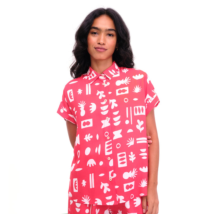 Camisa Béhulah - Jania Rojo