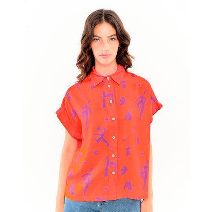 Camisa Béhulah - Jania Rojo