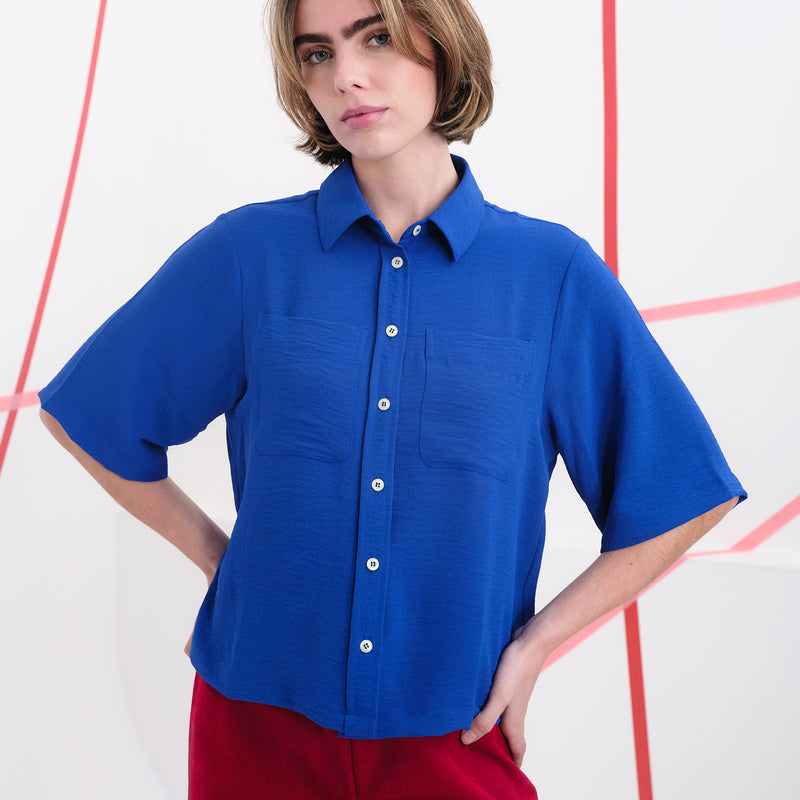 Camisa Béhulah - Jodorowsky Azul Klein