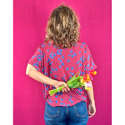 Camisa La Compiano - Ober Blue Cherry