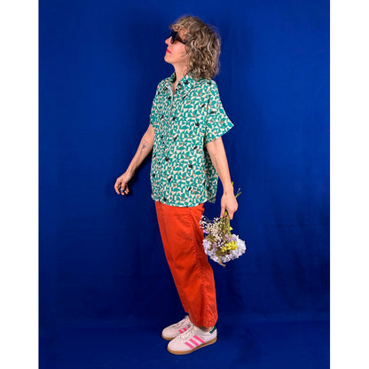 Camisa La Compiano - Ober Geometric Cats