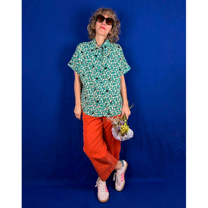 Camisa La Compiano - Ober Geometric Cats