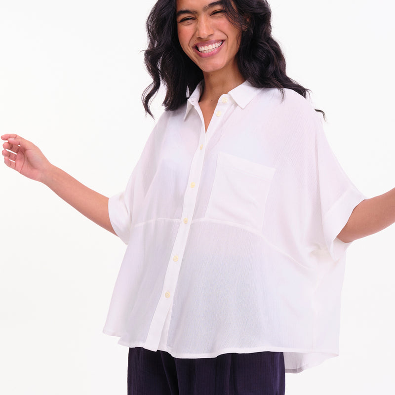 Camisa Béhulah - Sandal Blanco