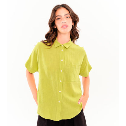 Camisa Béhulah - Sandal Lisa Pistacho