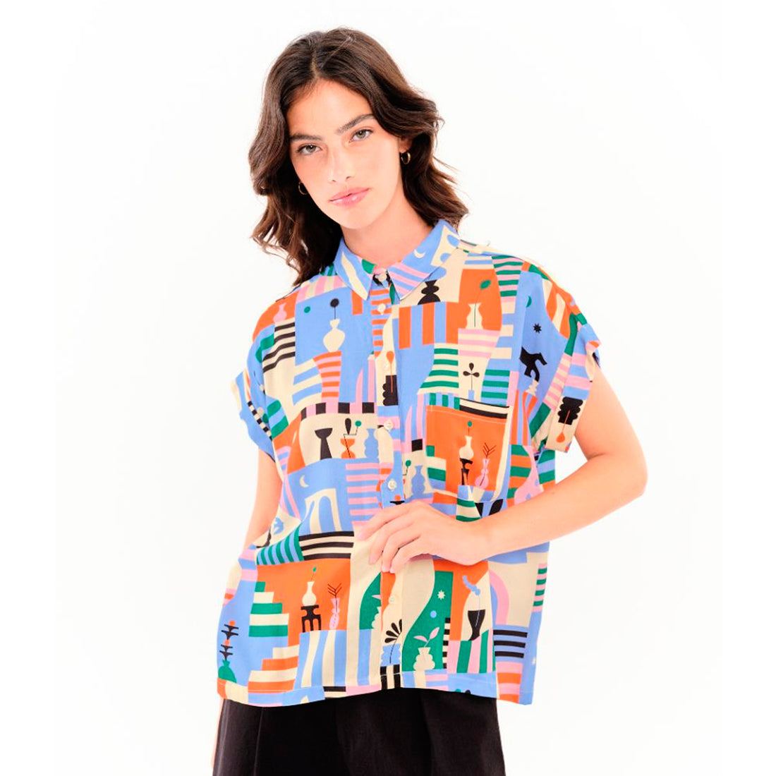 Camisa Béhulah - Sonia Naranja