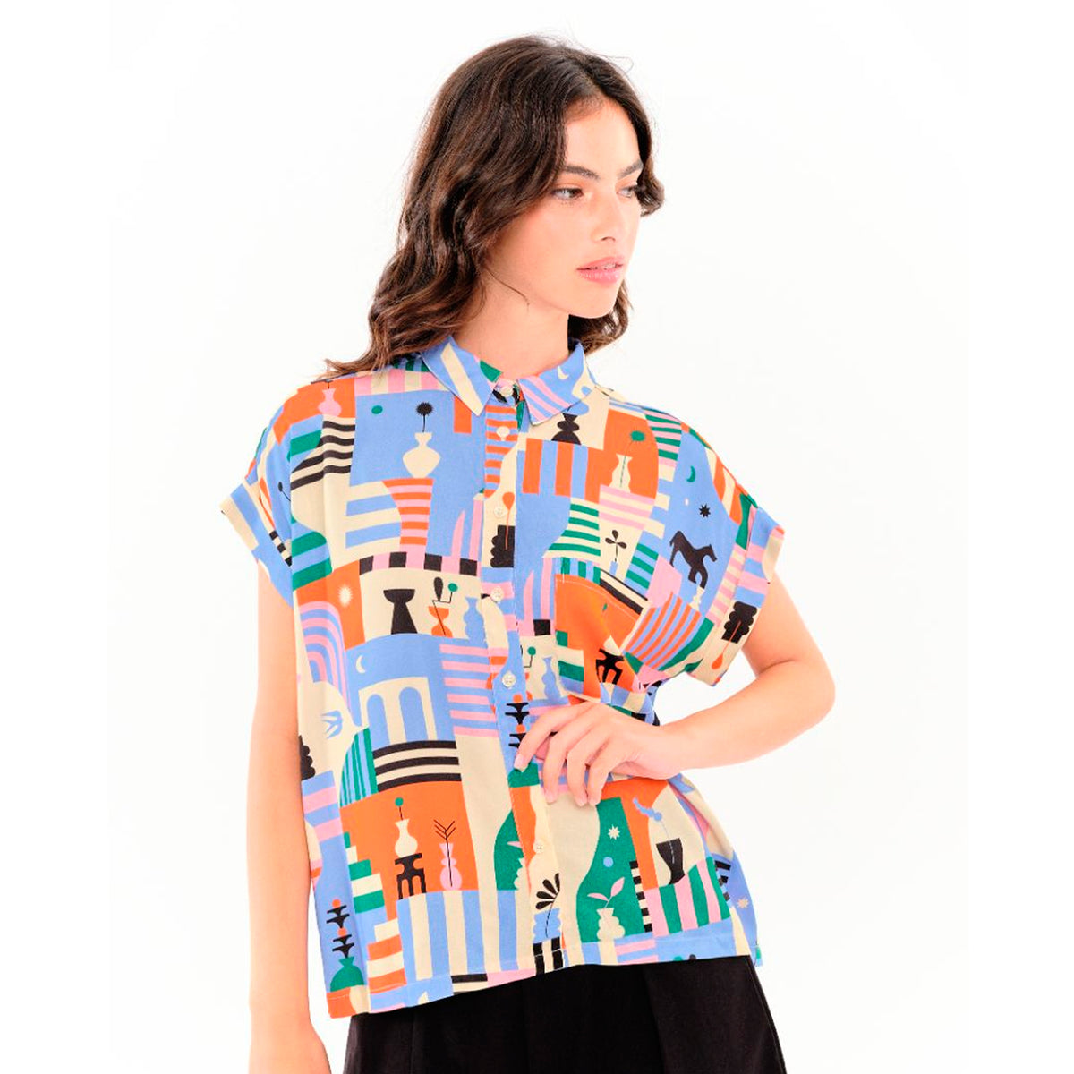 Camisa Béhulah - Sonia Naranja