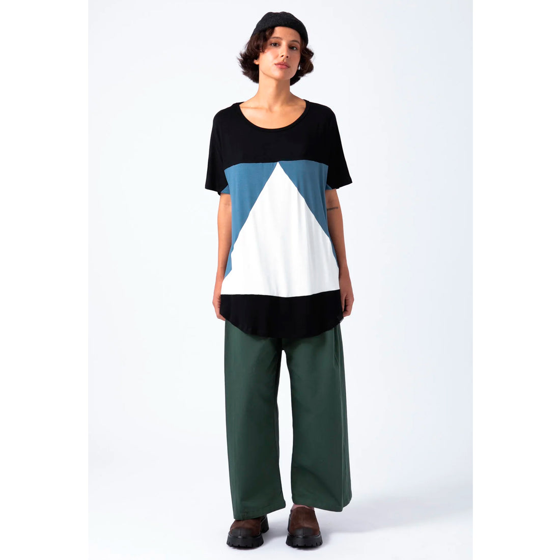 Camiseta Pitagora - Aequilaterus Negro Azul