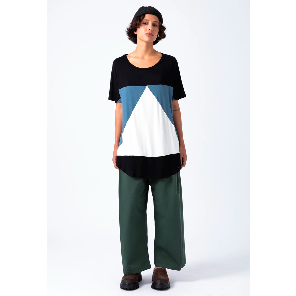 Camiseta Pitagora - Aequilaterus Negro Azul