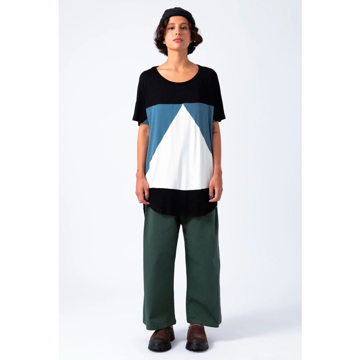 Camiseta Pitagora - Aequilaterus Negro Azul