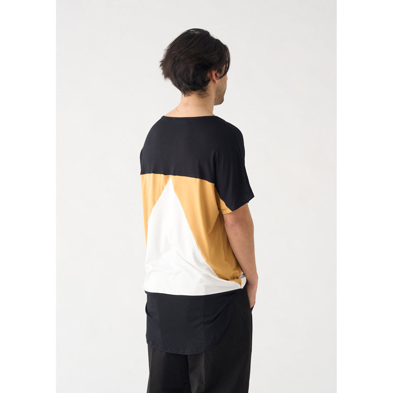 Camiseta Pitagora - Aequilaterus Negro Mostaza