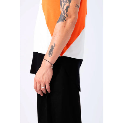 Camiseta Pitagora - Aequilaterus Negro Naranja