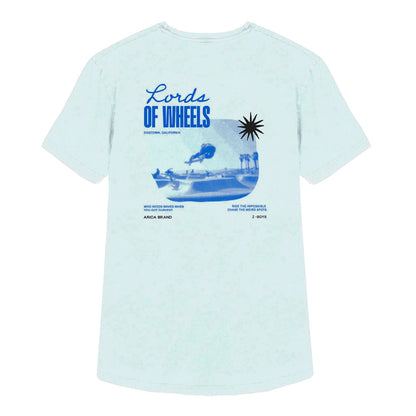 Camiseta Arica Brand - Dogtown Pale Blue 🛹