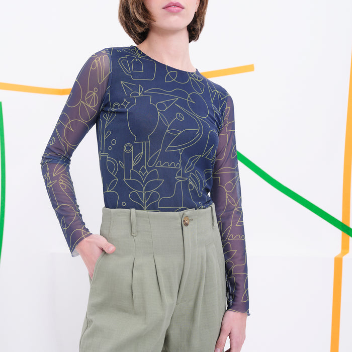 Camiseta Béhulah - Eastwood Azul