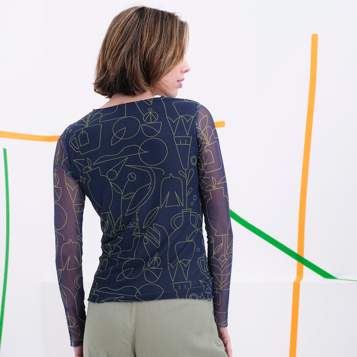 Camiseta Béhulah - Eastwood Azul