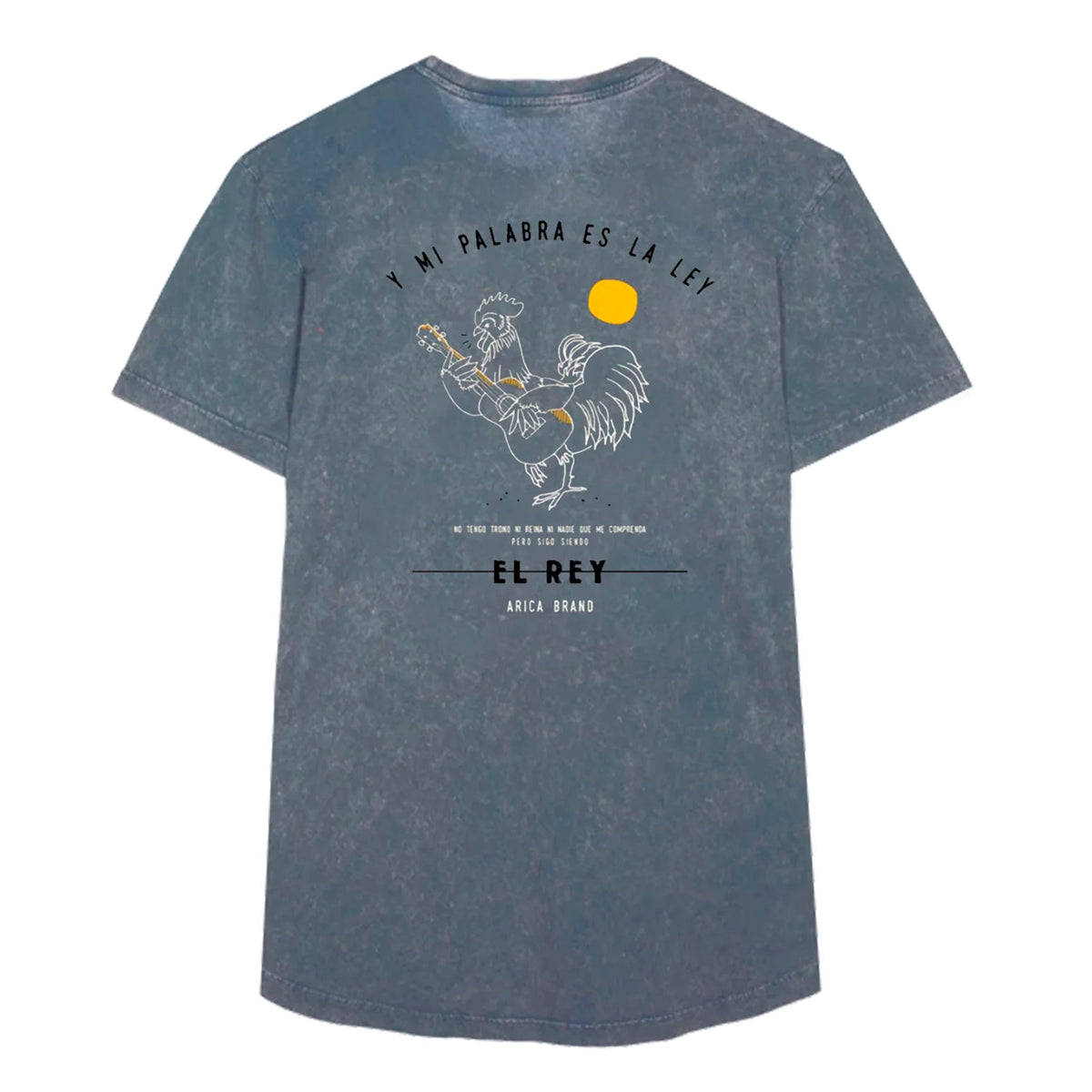 Camiseta Arica Brand - El Rey Blue 🐓