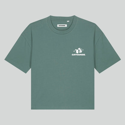 Camiseta Catharsis - Gildas Green Cropped