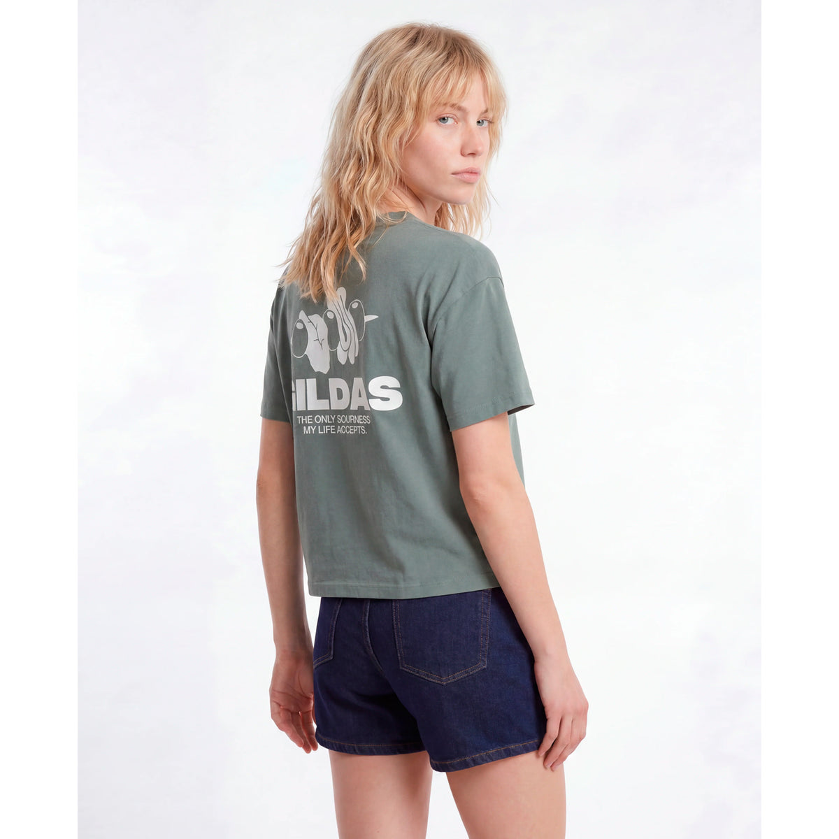 Camiseta Catharsis - Gildas Green Cropped