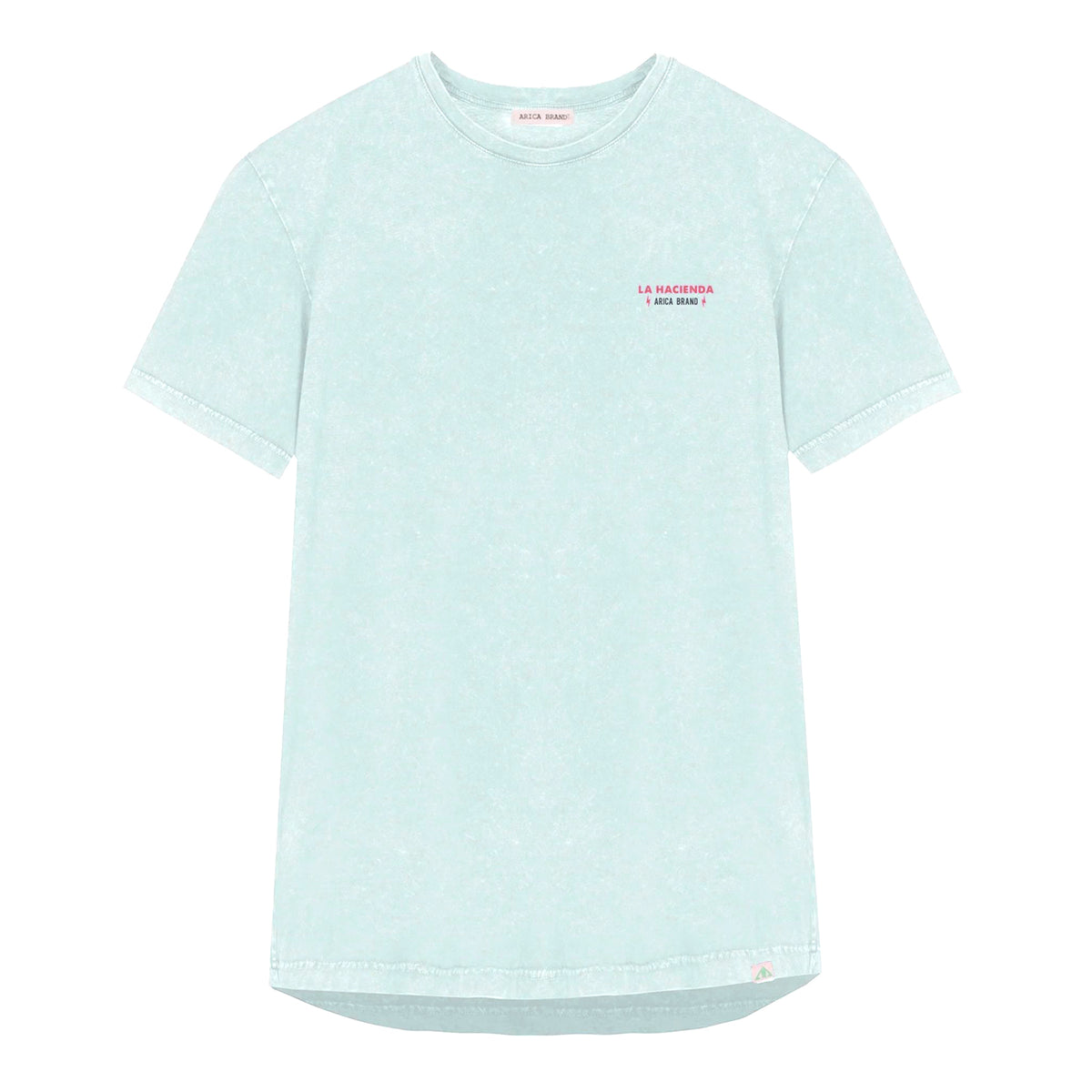 Camiseta Arica Brand - Hacienda Pale Blue 🌮🌊