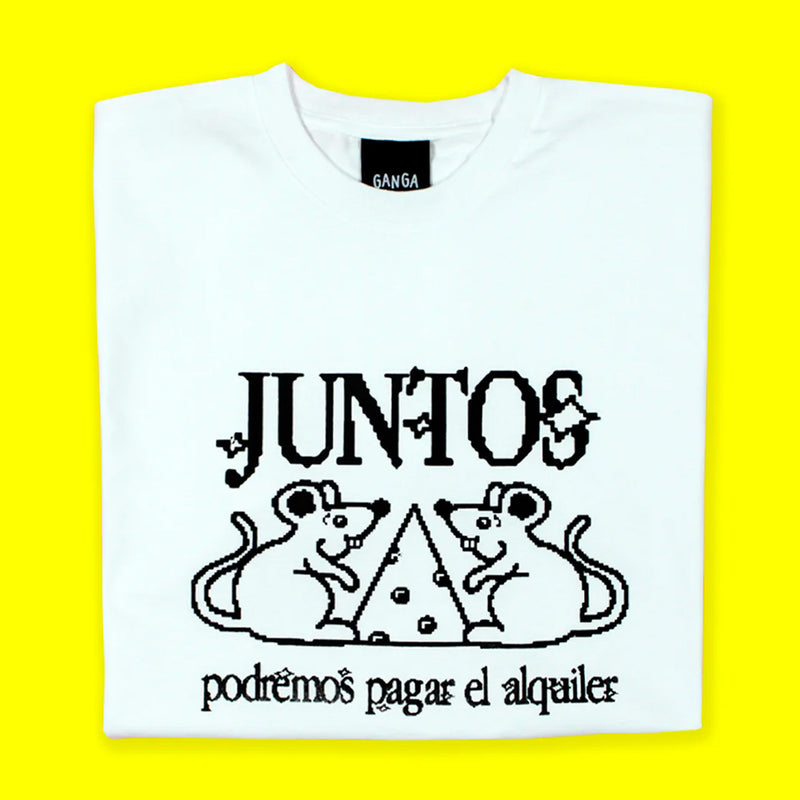 Camiseta Ganga - "Juntos podremos pagar el alquiler" 🐭