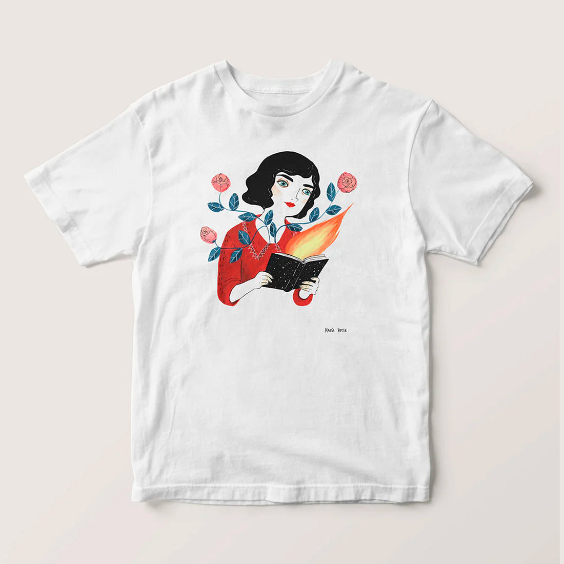 Camiseta - "Lectora" de María Hesse