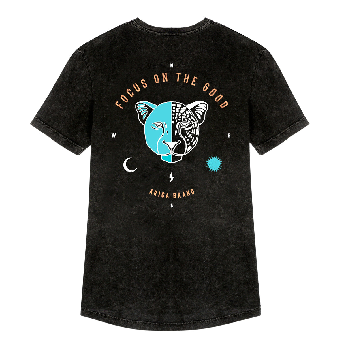 Camiseta Arica Brand - Leopard Black 🐆