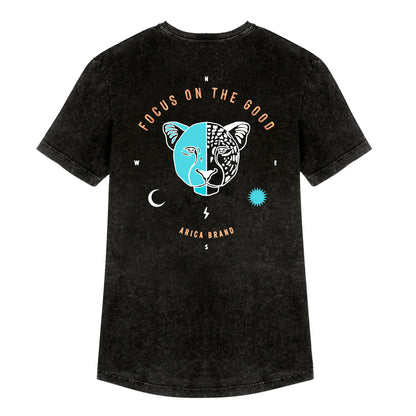 Camiseta Arica Brand - Leopard Black 🐆