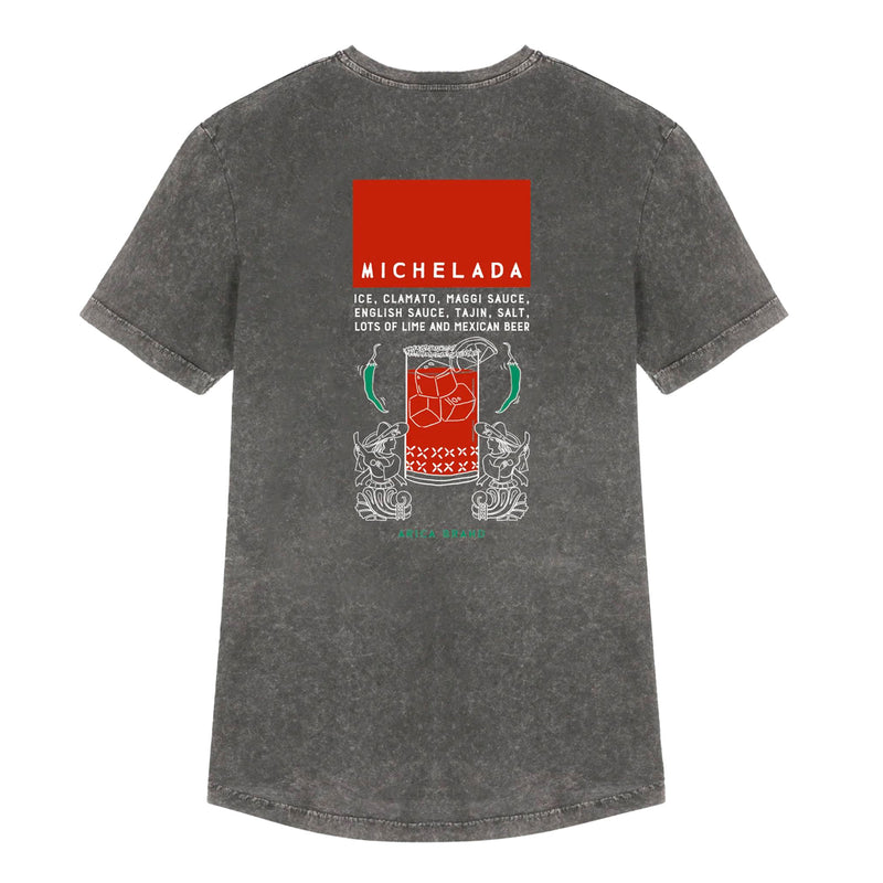 Camiseta Arica Brand - Michelada Grey 🍸