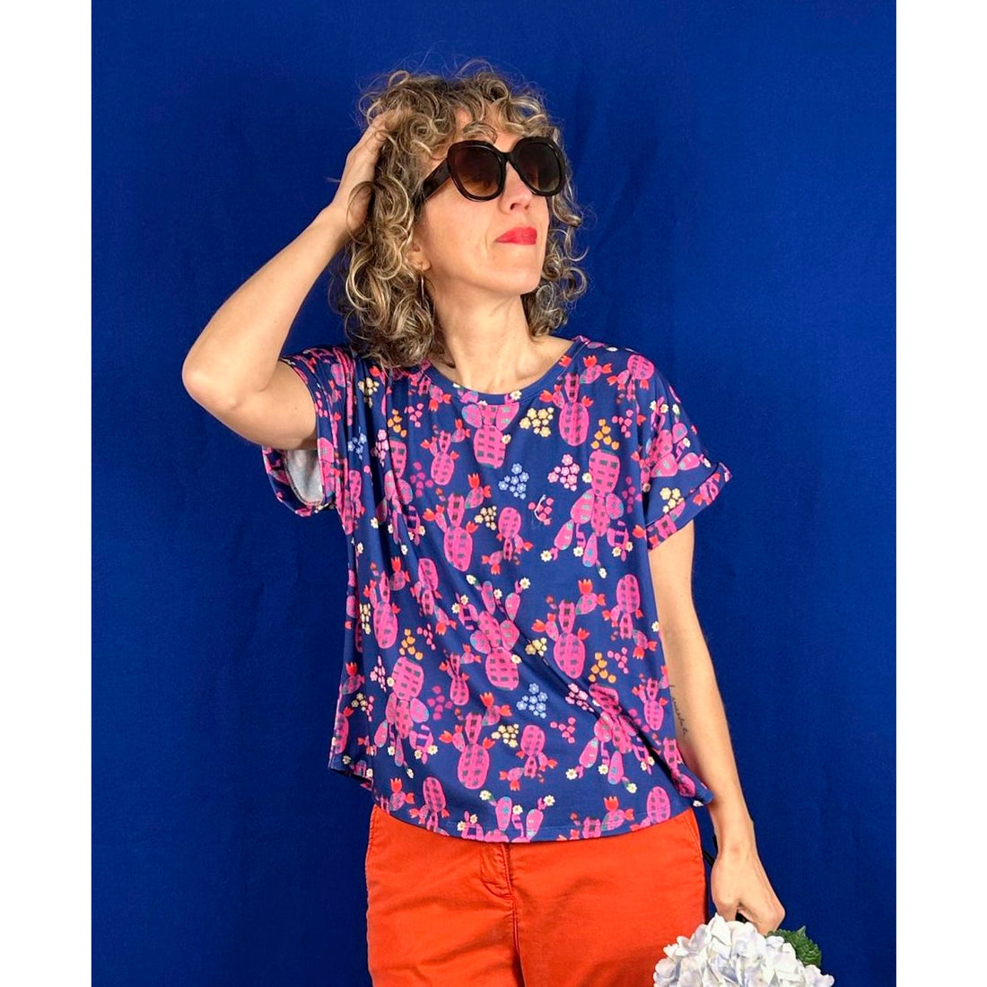 Camiseta La Compiano - Nina Funky Cactus