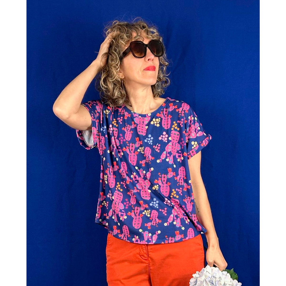 Camiseta La Compiano - Nina Funky Cactus