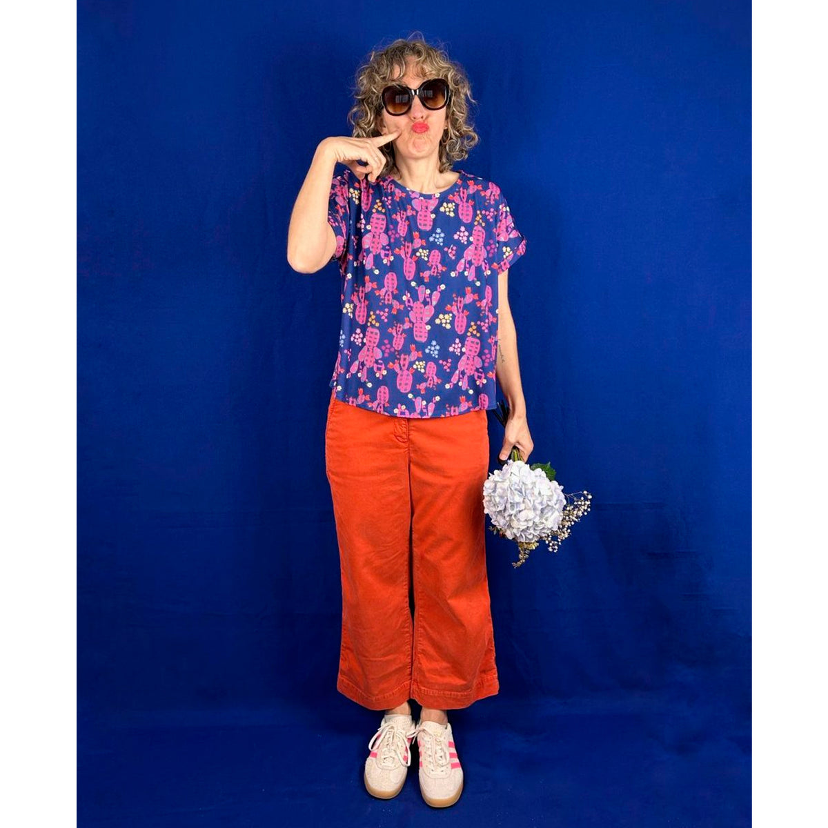 Camiseta La Compiano - Nina Funky Cactus