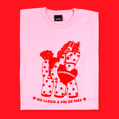 Camiseta - "¡Sorpresa! No llego a fin de mes"