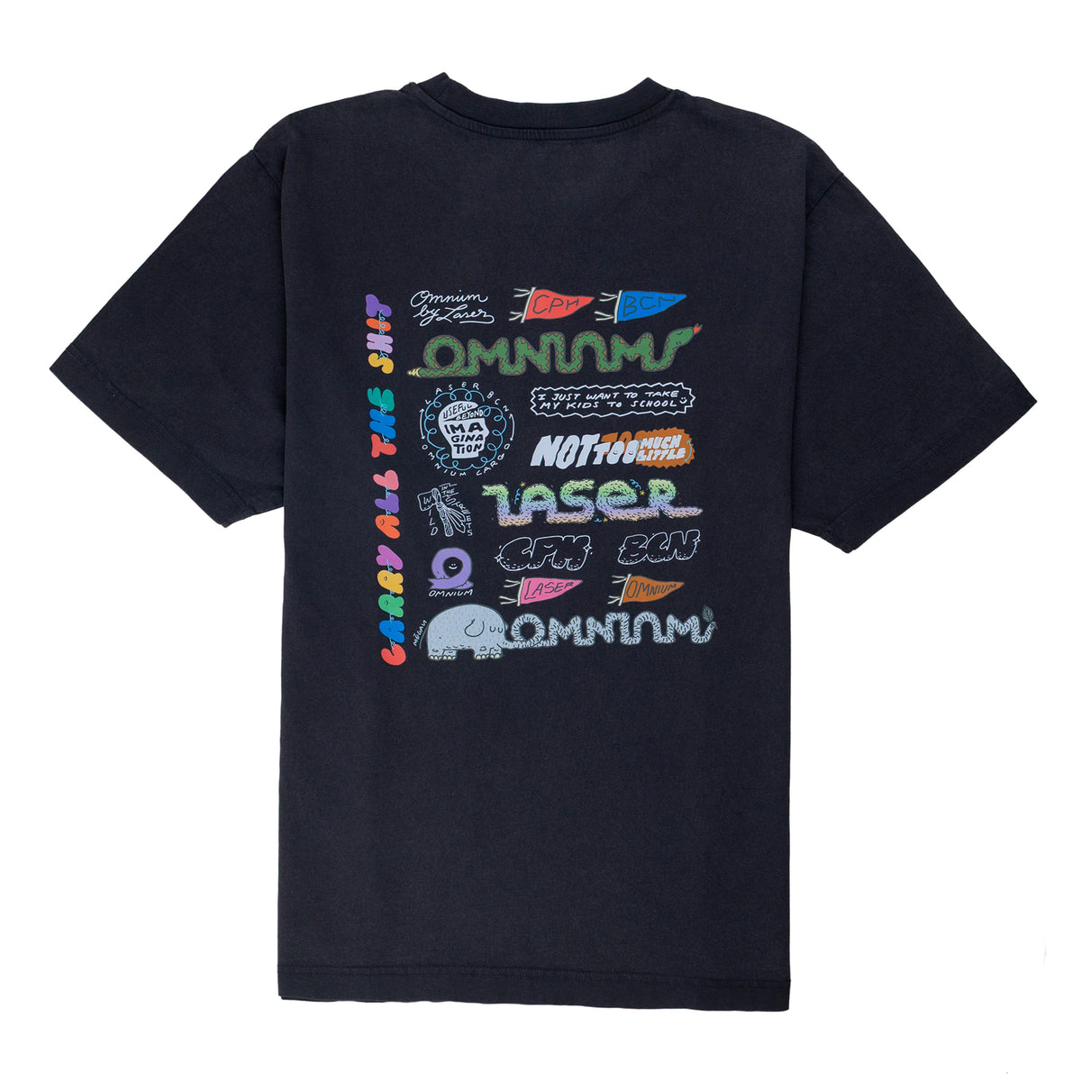 Camiseta Laser Barcelona - OMNIUM by Laser Faded Banners