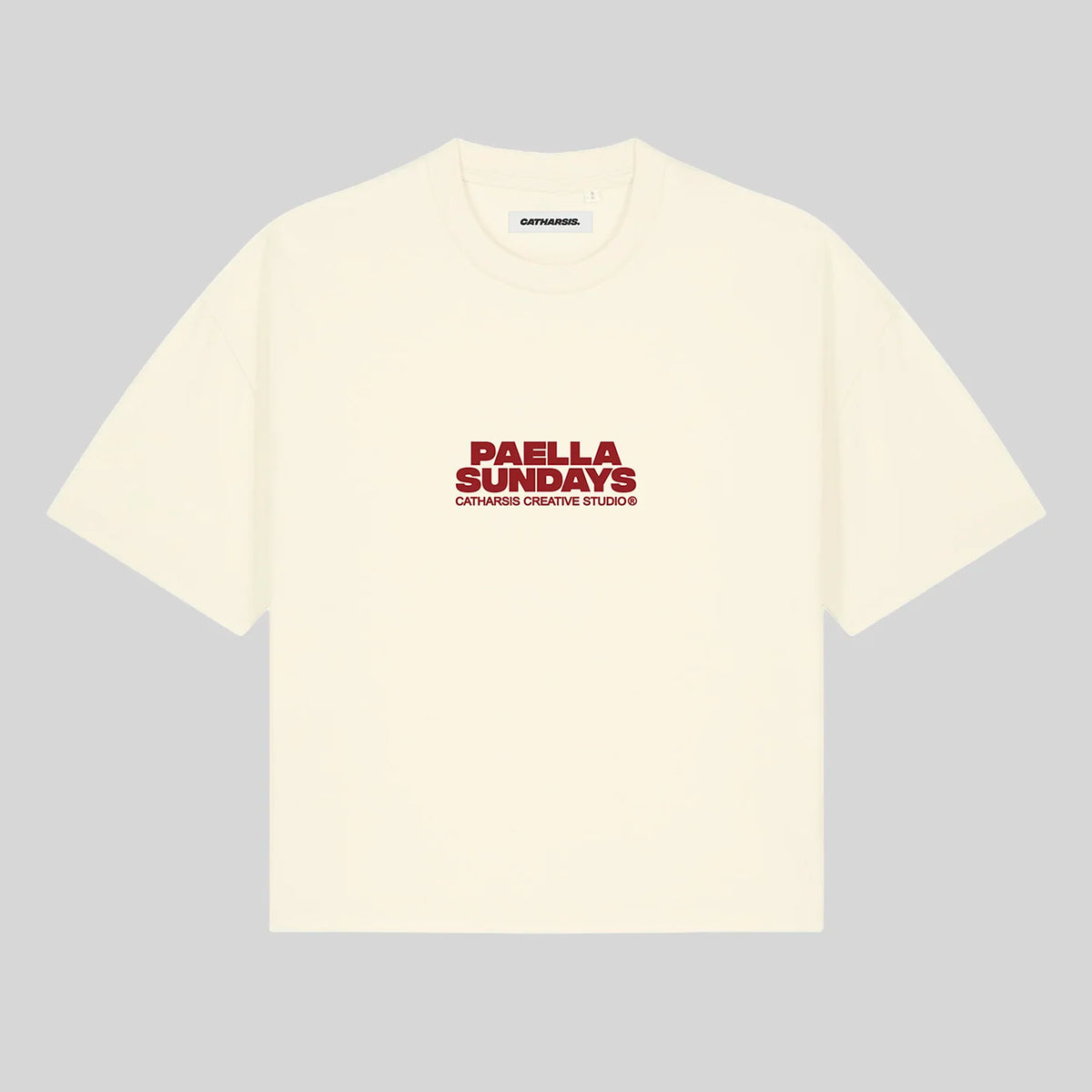 Camiseta Catharsis - Paella Sundays Cropped 🥘🦞