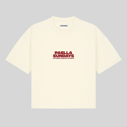 Camiseta Catharsis - Paella Sundays Cropped 🥘🦞
