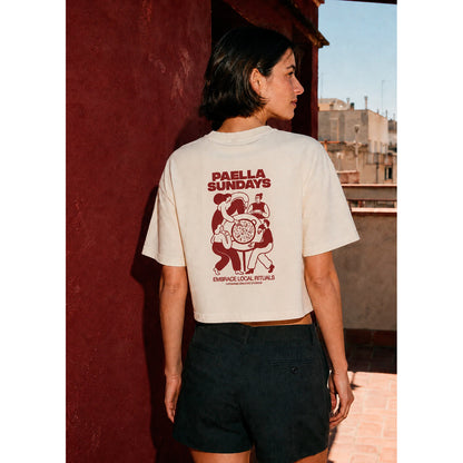 Camiseta Catharsis - Paella Sundays Cropped 🥘🦞