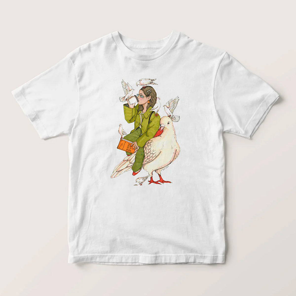 Camiseta - "Paloma" de Ana Jarén