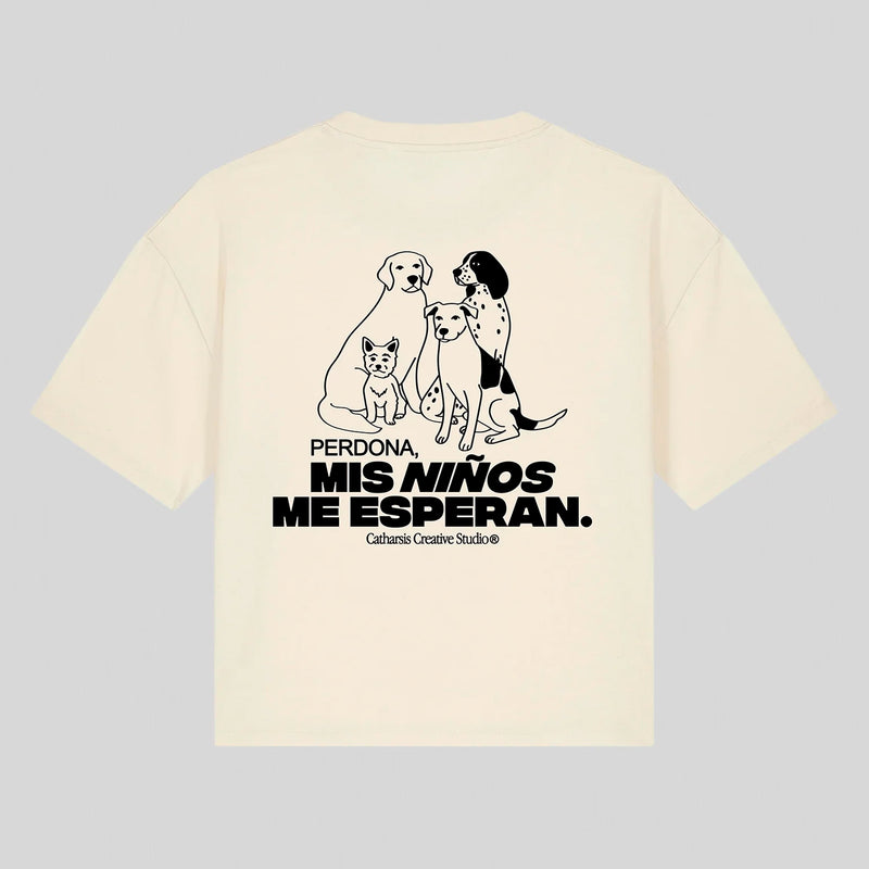 Camiseta Catharsis - Perdona, Mis Niños Me Esperan Cropped