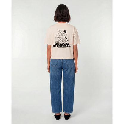 Camiseta Catharsis - Perdona, Mis Niños Me Esperan Cropped