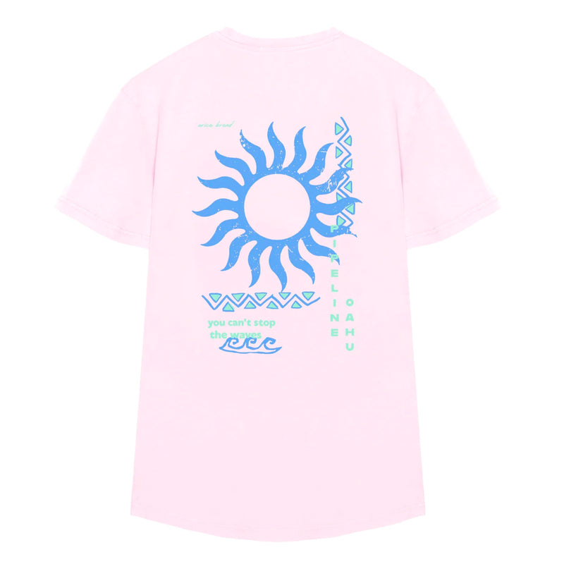 Camiseta Arica Brand - Pipeline Pale Pink