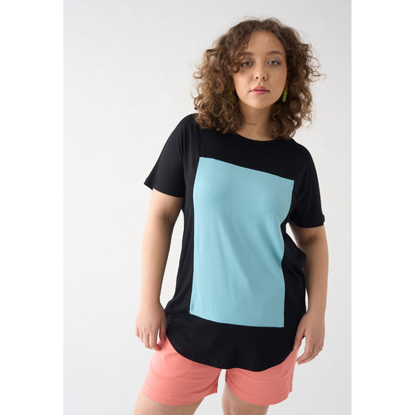 Camiseta Pitagora - Quadrilateral Negro Azul