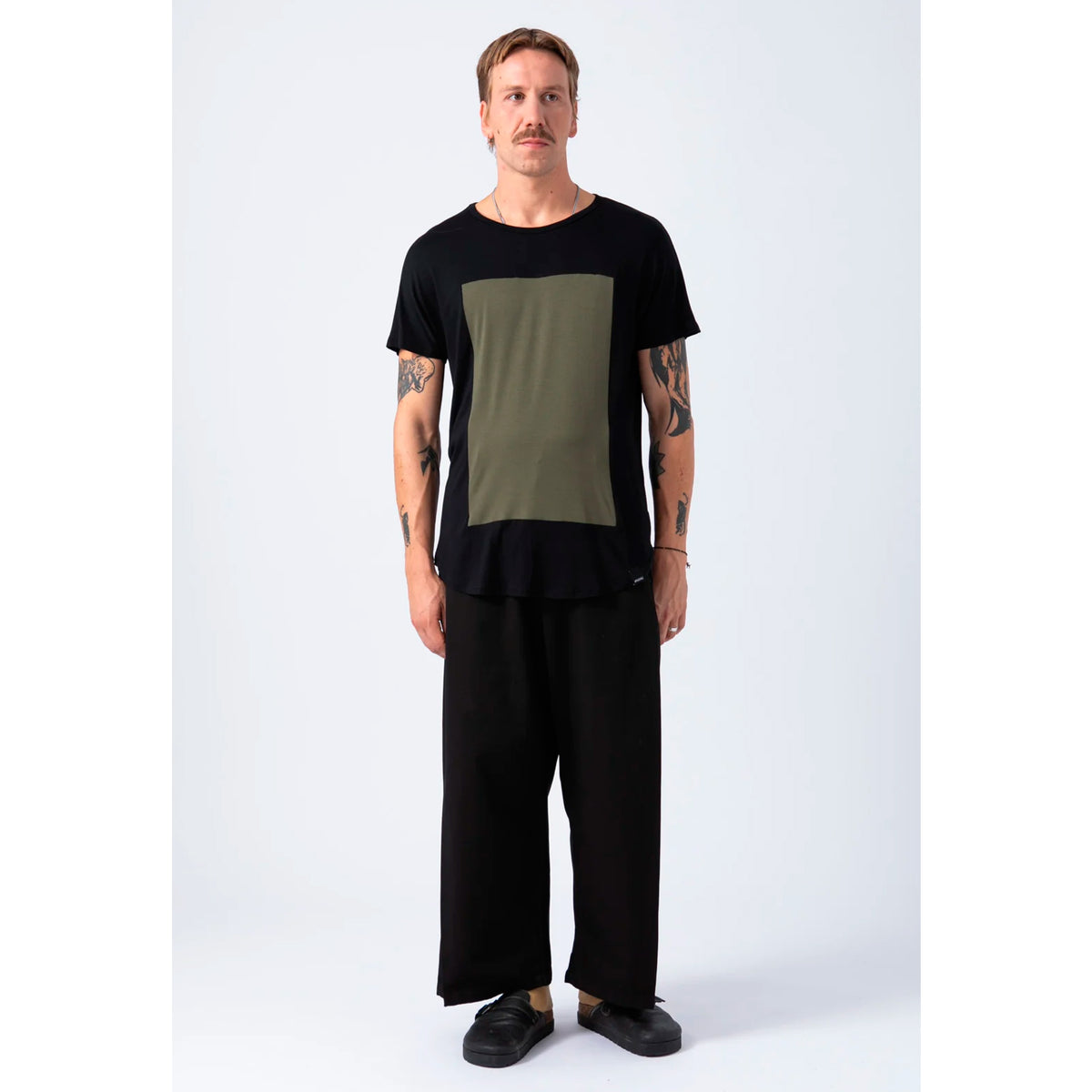 Camiseta Pitagora - Quadrilateral Negro Verde