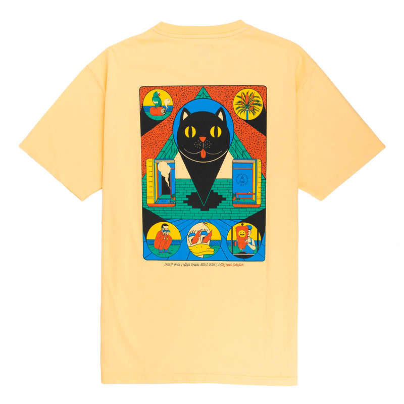 Camiseta Laser Barcelona - Rawal Artist Series X Cristina Daura Pastel Yellow