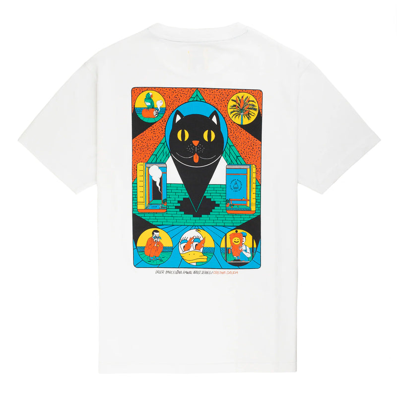 Camiseta Laser Barcelona - Rawal Artist Series X Cristina Daura White
