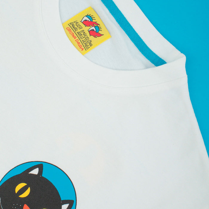 Camiseta Laser Barcelona - Rawal Artist Series X Cristina Daura White