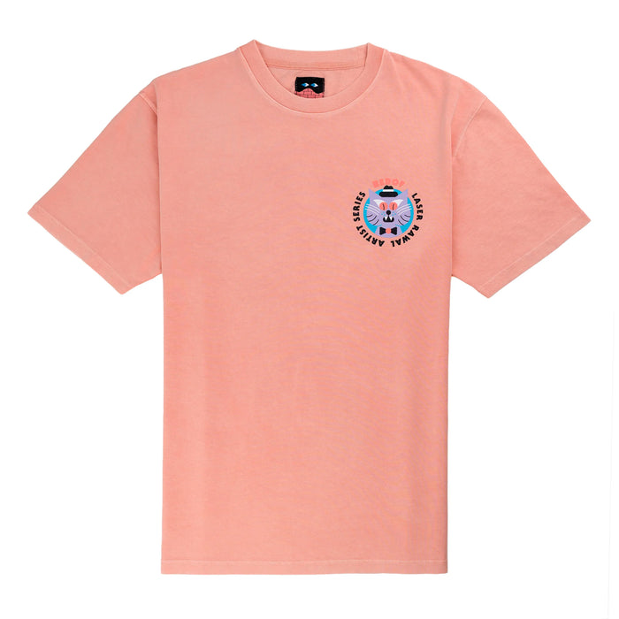 Camiseta Laser Barcelona - Rawal Artist Series X Hedof Peach