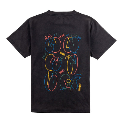 Camiseta Laser Barcelona - Rawal Artist Series X Joren Joshua Faded Black