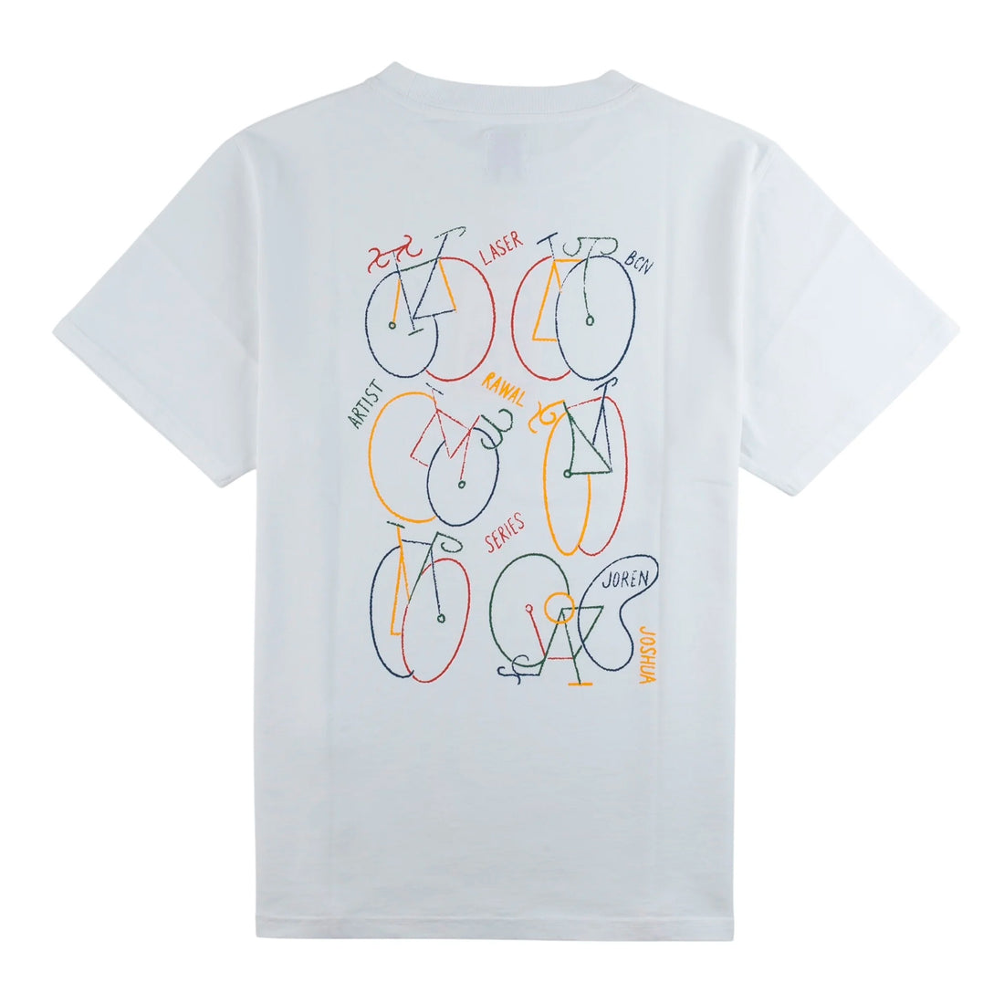 Camiseta Laser Barcelona - Rawal Artist Series X Joren Joshua White