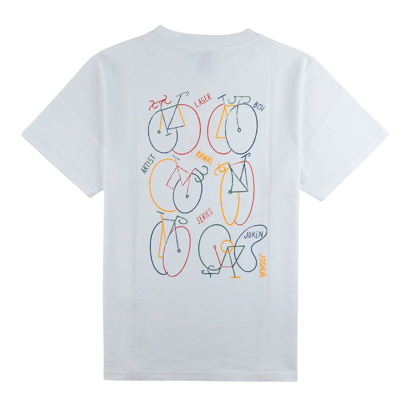 Camiseta Laser Barcelona - Rawal Artist Series X Joren Joshua White