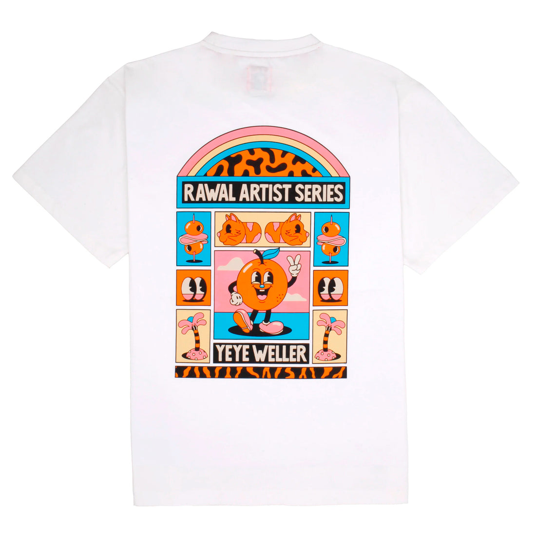 Camiseta Laser Barcelona - Rawal Artist Series X Yeye Weller White